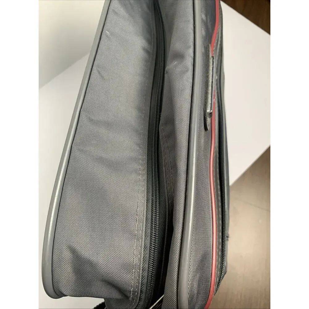 American Tourister Canvas Travel Bag Carry On Vintage Grey With Shoulder Strap‎
